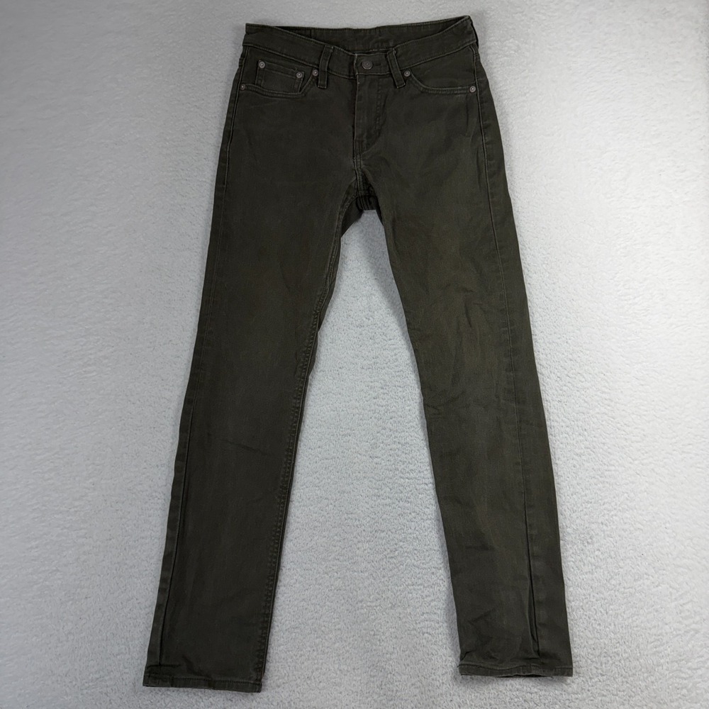 Levis 511 Commuter Jeans 30x32 (Fits 28x29) Green Stretch Reflective Cycling